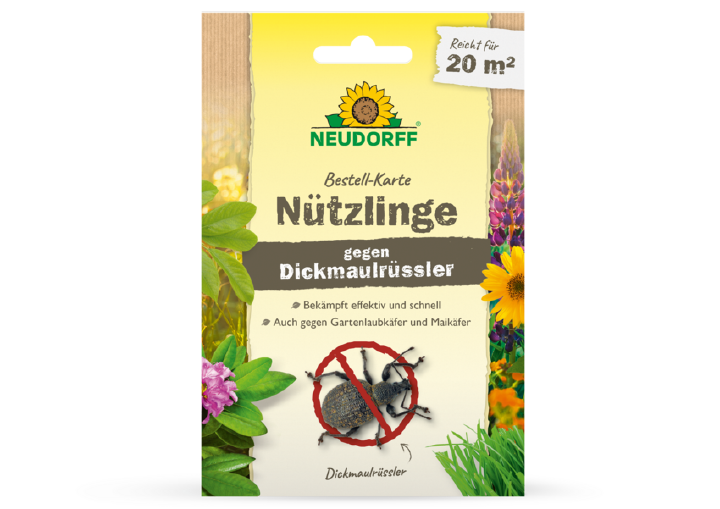 NEUDORFF Bestell-Karte Nützlinge gegen Dickmaulrüssler